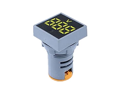 Anzoat 22mm mini digitalni voltmetar kvadrat AC 20-500V voltni tester za ispitivanje napona Mjerač