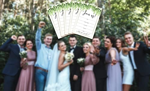 Pridružite nam se pozivnice - zelenilo Pozovite kartice za sve prilike, vjenčanje, angažman,