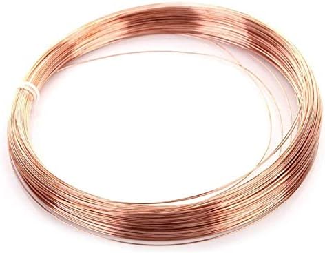 Merlin-Ova tržišna bakarna žica 99,9% bakarna žica 5m / 16. 4ft T2 gola Cu metalna Perla puna linija za DIY zanatsku
