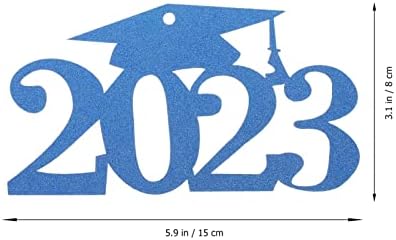 AMOSFUN poklone 2023 Diplomirani ukrasi za maturu 2023 Diplomske rezovere 2023 CUTOUT TAGS GRAD CAP Grad Oznake