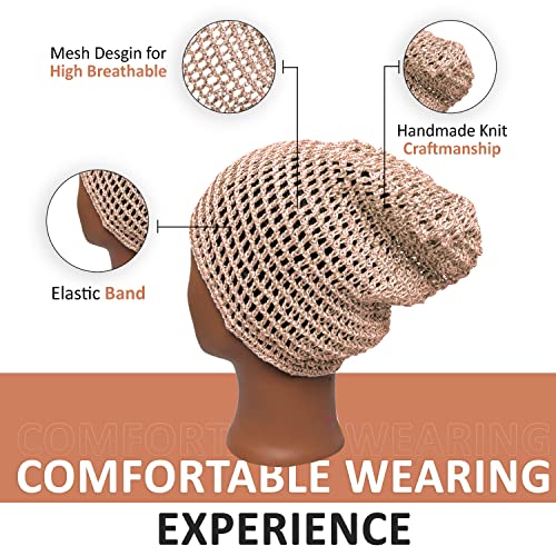 Dena's Combo Mesh Crochet Frize Net | Mreža za kosu za papuče | Mreža za kosu sa debelim najlonskim