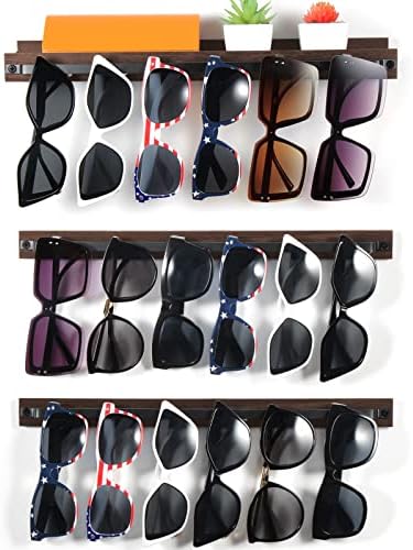 Art-Giftree Sunčani držač organizatora 3 Pakovanje: zidni naočale za montirane na zidu, stalak za naočale,