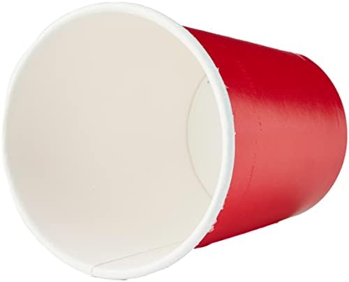 Jedinstvene industrije Čvrste čaše za papir, 9 oz, rubin crveno