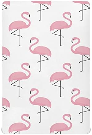 Flamingo listovi krevetića za dječake Djevojke pakiranje i reprodukciju super mekih mini listova krevetića