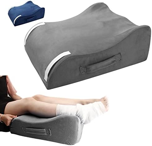 Jastuci za podizanje nogu Boirc, jastuci za spavanje sa 2 pokrivača za pranje, ozlijeđenost Smanjite oticanje, klipe za nakon operacije sa spužvom, post-hirurgiju nogu na podizanju visine koljena jastuk za visinu koljena.