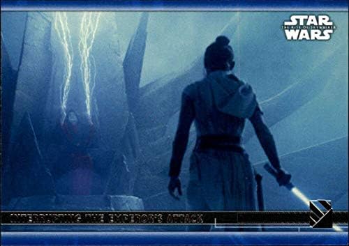 2020 TOPPS Star Wars Raspon Skywalker Series 2 Blue 89 Prekidanje carskog kartona za trgovanje napada Empera