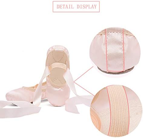 Stelle baletne cipele za djevojke satenske baletske papuče za ples cipele za mališana / malu / veliku djecu