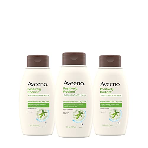 Aveeno pozitivno blistavo piling za tijelo sa ekstraktom soje, lagano mirisno sredstvo za čišćenje tijela obnavlja