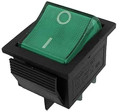 Svjetlo za prekidač 4-pinski DPST Prekidač za uključivanje / isključivanje 15a 30a 250V AC 28X21MM-M25 -