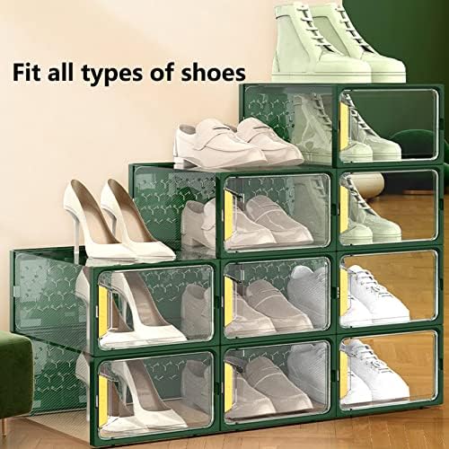 Fbaiyy kutije za spremanje cipela, Clear Spacking Organizator cipela, držači obuće prostora, za ormar za spavanje