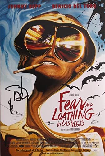 Johnny Depp potpisan autogram 12x18 Fotografija postera F W / James Spence JSA Autentication