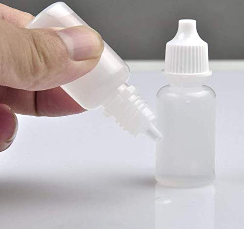 Woiwo 10pcs prazan plastični boca od kapljica, kapljica za oči sa kapicama