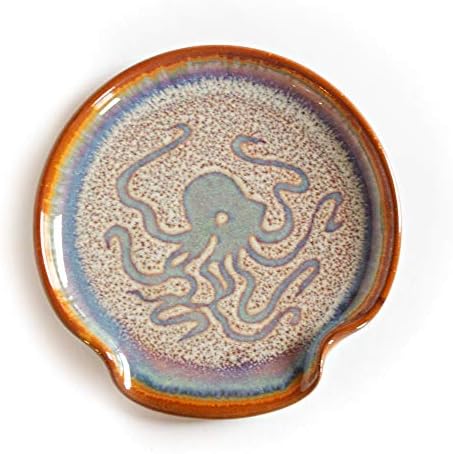 Georgetown Grnčarska kašika Rest ljubičasta hobotnica, ručno rađena, proizvedena u SAD, Keramika