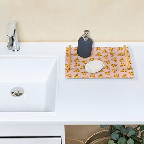 Dallonan akrilna kupatila ukrasna ladica sa zlatnim ručkama za kuhinjske organizatore ružičaste pizze
