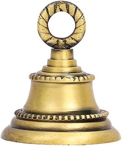 Handtechindia 2.5 Visina indijski mesing zvona Jingle zvona za kućna vrata, zanat, cvijeće, božićni