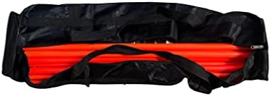 Set od 6 sportskih okretnost Neon narančasti stup s teškim bazom i torbama 5'7 visok nogomet