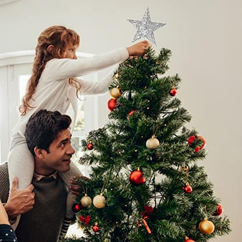 Ornament visi Sparkle Dekoracija Treetop Božićno drvce Top Xmas Kućni dekor Božićno ukrašavanje žarulje