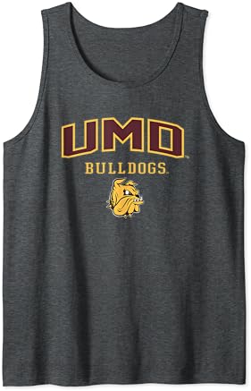 Minnesota Duluth Bulldogs HERO logotip zvanično licencirani tenk vrh