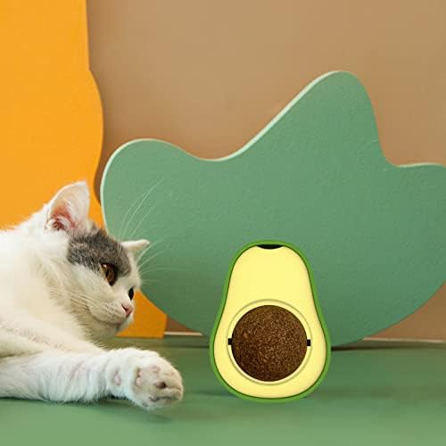 Mačka igračka kreativna zuba čišćenje igračaka za rotiranje avokada Catnip Ball Cat Chew Toy