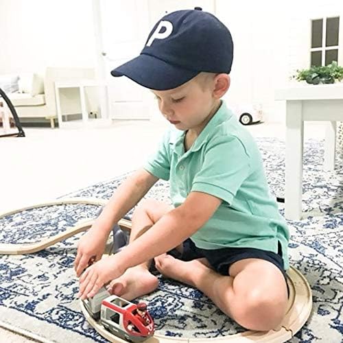 Sitni izrazi - monogramom Toddler & amp; Dječija bejzbol kapa | podesivi mornarski šešir