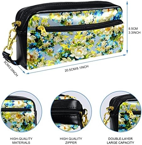 Mala šminkarska torba, patentno torbica Travel Kozmetički organizator za žene i djevojke, pastoralni