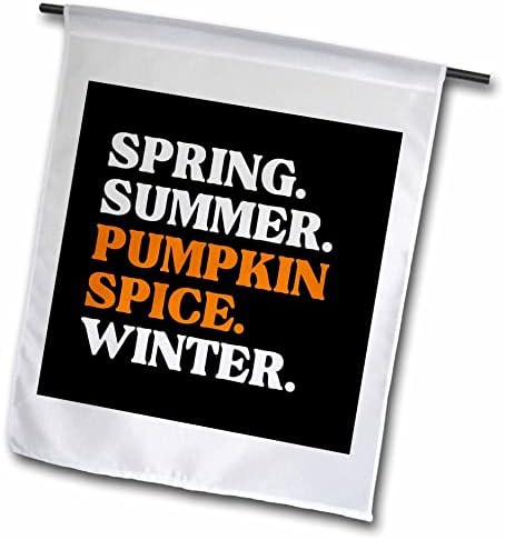 3drose Spring Summer Pumpkin Spice and Winter-zastave