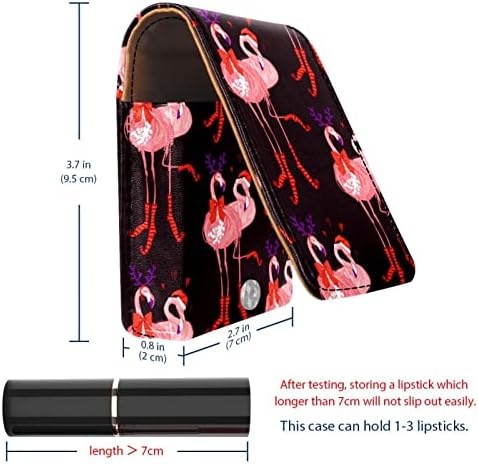 Božić Flamingo šminka ruž za usne sa ogledalom za torbicu| kozmetička torbica sa ogledalom