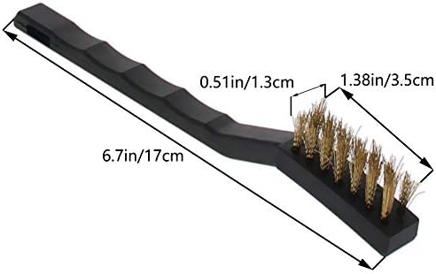 Utoolmart 35mm promjer čista bakrena žica za čišćenje cijevi za čišćenje 170mm Dužina 5pcs
