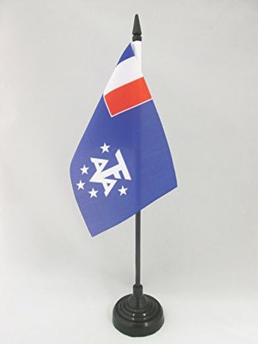 AZ zastava Francuska južna i antarktička zemlja zastava stola 4 '' x 6 '' - Francuska zastava