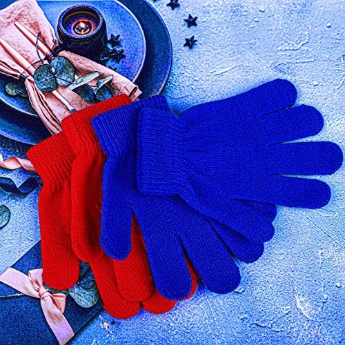 Cooraby 5 pari dječije rukavice zimske magične rukavice dječje rastezljive rukavice punih prstiju