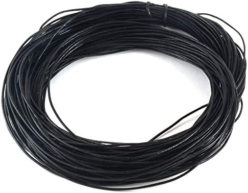 1 mm Crna kožna kabela 25 m Hank