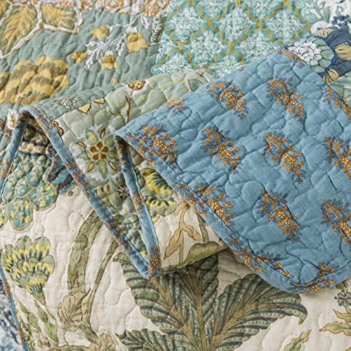 Newlake pamučna prekrivana pokrivačica za krevet kauč kauč, reverzibilni patchwork matelasse pokrivač sa stvarnim