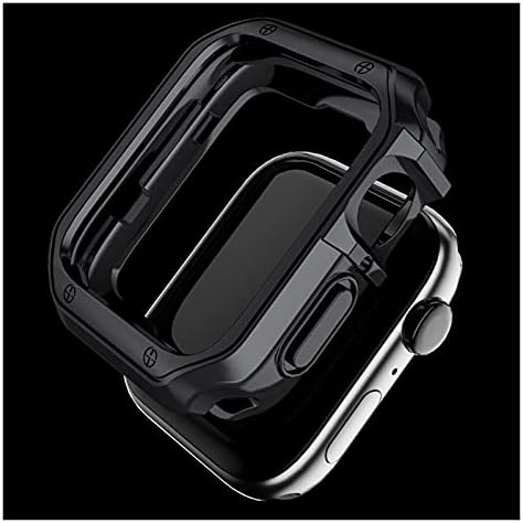EEOM silikonski zaštitnik + metalni remen za Apple Watch Band 44mm 42mm 40mm 38mm za IWatch serije
