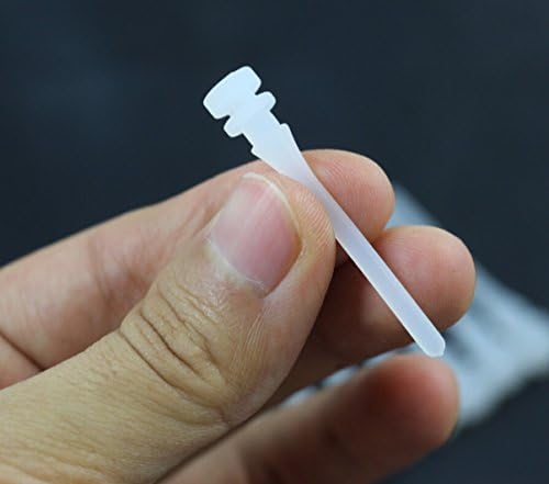 CHENGYIDA 8-paket antivibracioni fleksibilni gumeni silikon za PC Case ventilatore vijak (bijeli)