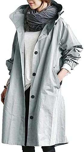 FOVIGUO PEARL traper jakna, plus veličina Spring Hoodie Žene Radni dugi rukav Moderni gumb Kaputi