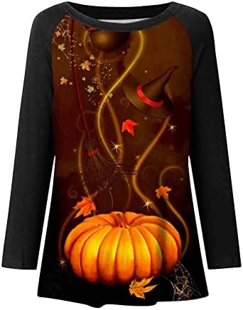 Amikadom Burgundija Ženska majica Jesen Ljetni dugi rukav 2023 Odjeća za vrat od pamuk Grafički