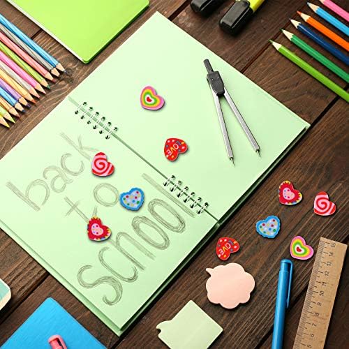 Dan zona Valentinova Mini Srce Asortiman Novost šareno gumice srca za zabavu u učionici, školski pribor