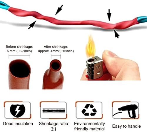 Set 270 komada zagrijavanje cijevi prenosive 3 1 Zaštiće zaštitne električne žice smanjujuće cijevi za