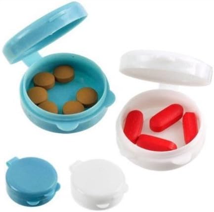 Džepni Pilula Caddy Putni Plastični Kontejner Držač Za Tablet Za Lijekove 2 Kom Novi