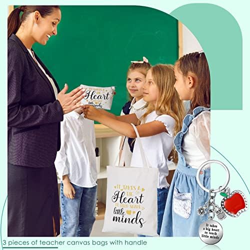 9 kom pokloni za uvažavanje nastavnika za žene učiteljica na platnu pamučna torba torba za šminkanje učiteljica
