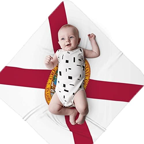 Florida zastava za bebe prekrivač prijem za bebe za novorođenčad novorođenčad zamotavanje