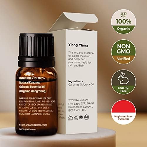 Organski ylang ylang esencijalno ulje za esencijalno ulje za kožu i ružu za difuzor -