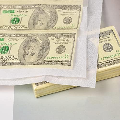 Nirelief US Dollars Salvena Funny Money Sapkin Raw Wood Cullp Tkivo Papir Sapkins Soft Salvene