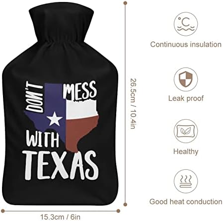 Ne Petljajte se sa Texas vrećom za toplu vodu sa poklopcem 1l gumene boce za toplu vodu za ruke za zaštitu
