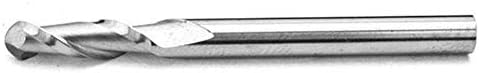ZUQIEE Carbide1 / 8 inčni drška 2 FLAUTA Lopta nos kraj mlin 8mm 2 fluta CNC alat za sečenje bočni