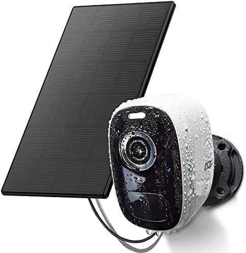Sigurnosna kamera Bežični na otvorenom sa solarnom pločom, 1080p Video / boja noćni vid / AI Detection