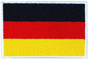 Grafička prašina Njemačka zastava vezeno željezo na patch applique njemački logotip za zastavu
