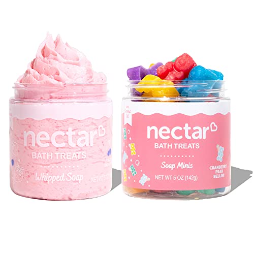 Nectar Bath Treats Mom And Kids Bundle-Mini sapun za decu i Šlag sapun za žene - Vegan, Bez parabena,