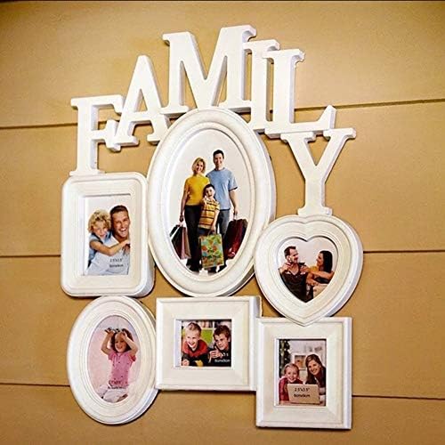BHVXW popularni porodični memorijski okvir za fotografije plastični zidni stalak za Prikaz Slika