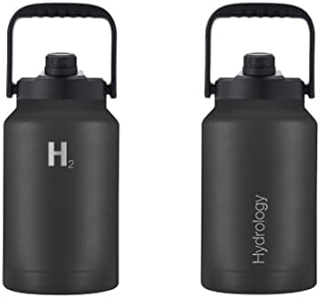 H2 Hydrology Growler flaša za vodu sa poklopcem ručke / vakuumski izolovana od jednog galona / toplo